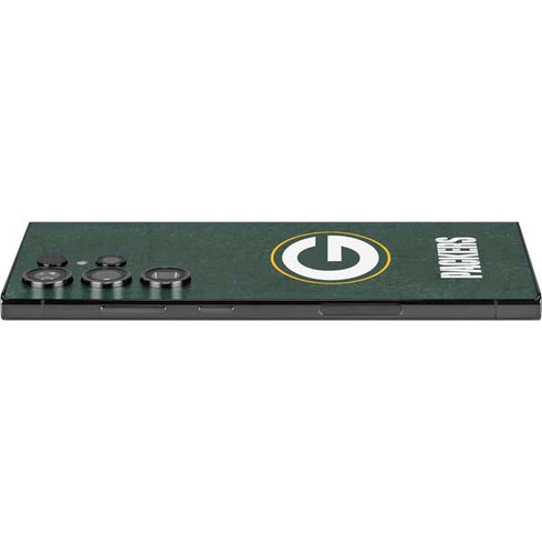 NFL Green Bay Packers Distressed Galaxy S25 Ultra Skin